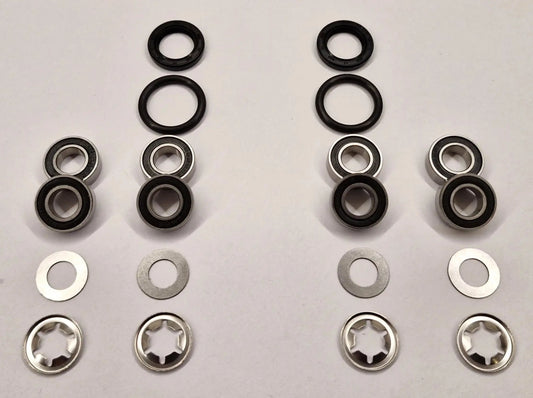 Repair kit front wheel including caster bearings (Big machines)